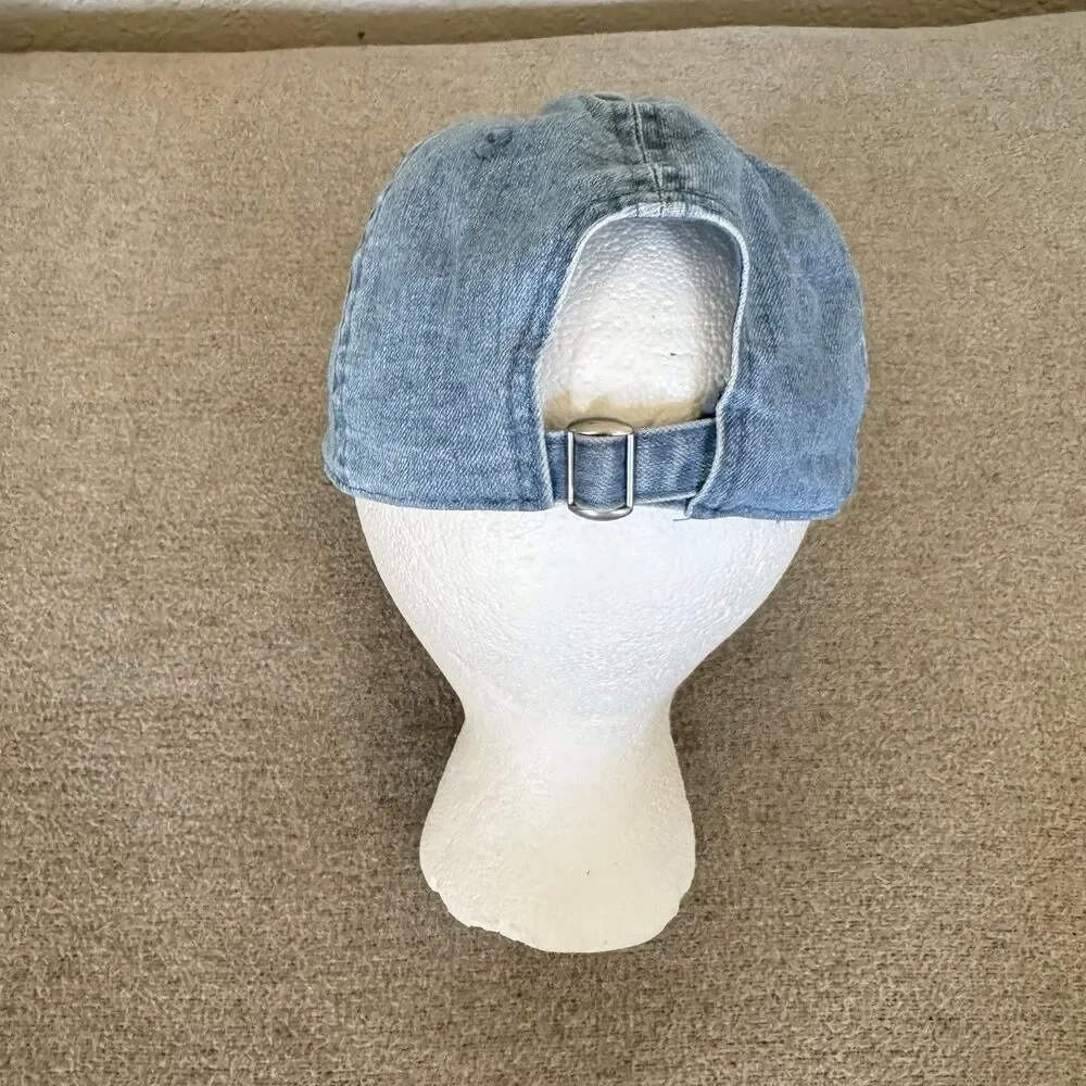 American Eagle FORD Hat Denim Embossed Baseball Cap Collectible Americana OSFM